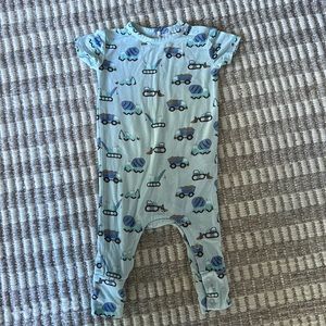 Posh Peanut Blue Short Sleeve One Piece